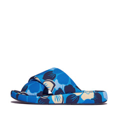 FitFlop - iQushion D-Luxe Padded Flowerz Cross Slides