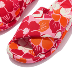 FitFlop - iQushion D-Luxe Padded Flowerz Cross Slides