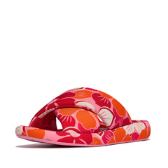 FitFlop - iQushion D-Luxe Padded Flowerz Cross Slides