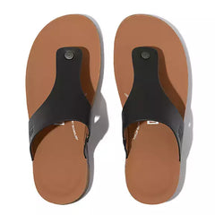 FitFlop - IQushion  Mens Leather Toe-Post Sandals