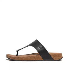 FitFlop - IQushion  Mens Leather Toe-Post Sandals