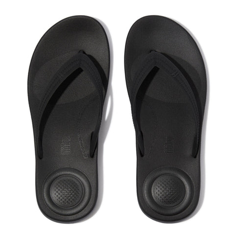 FitFlop - IQUSHION Mens Textured-Strap Flip-Flops