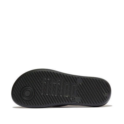 FitFlop - iQushion Mens Textured-Strap Flip-Flops