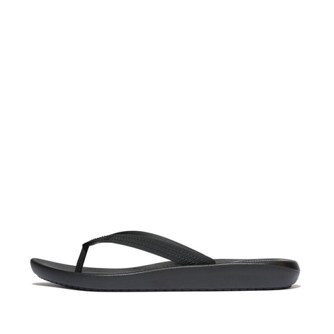 FitFlop - IQUSHION Mens Textured-Strap Flip-Flops