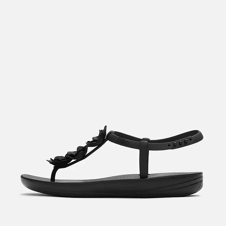 FitFlop - iQushion Splash Flower T-Bar Sandals