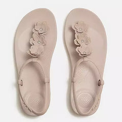 FitFlop - iQushion Splash Flower T-Bar Sandals
