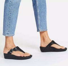 FitFlop - Lulu Adjustable Leather Toe-Posts