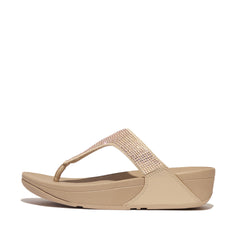 FitFlop - Lulu Crystal Toe-Post Sandals