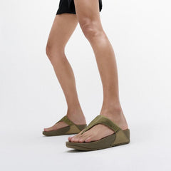 FitFlop - Lulu Crystal Toe-Post Sandals