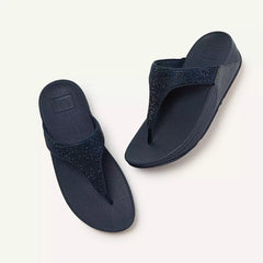 FitFlop - Lulu Crystal Toe-Post Sandals