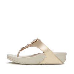 FitFlop - Lulu Bold Crystals Toe-Post Sandals