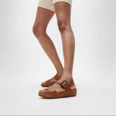 FitFlop - Lulu Resin-Buckle Leather Back-starp Sandals
