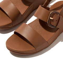 FitFlop - Lulu Resin-Buckle Leather Back-starp Sandals