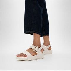 FitFlop - Lulu Resin-Buckle Leather Back-starp Sandals