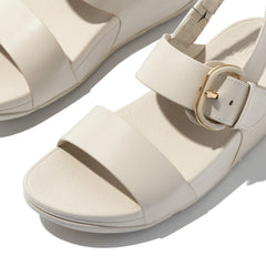 FitFlop - Lulu Resin-Buckle Leather Back-starp Sandals