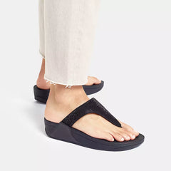 FitFlop - Lulu Crystal Toe-Post Sandals