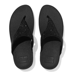 FitFlop - Lulu Crystal Toe-Post Sandals