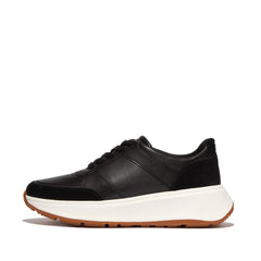 FitFlop - F-Mode Leather/Suede Flatform Sneakers
