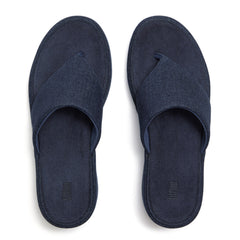 FitFlop - Platfforms Denim Wedge Toe-Post Sandals
