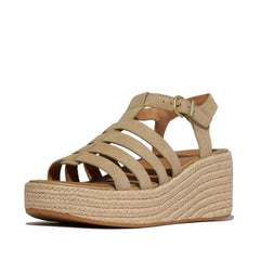 FitFlop - Platfform Espadrille Suede Fisherman Wedge Sandals