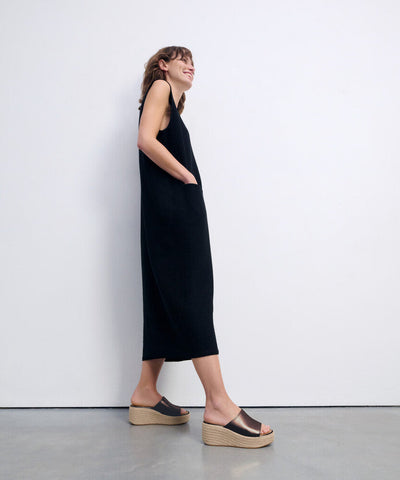 FitFlop Platform Espadrille Metallic-Leather Wedge Slides