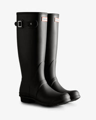Hunter - Women's Tri-Colour Logo Backstrap Tall Wellington Boots