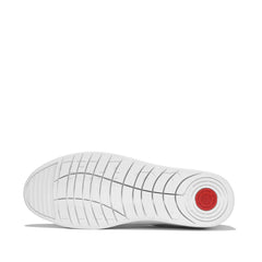 FitFlop - Rally Crystal-Trim Leather Sneakers