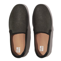 FitFlop - Rally Glitz Canvas Skate Trainers