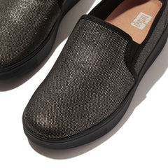 FitFlop - Rally Glitz Canvas Skate Trainers