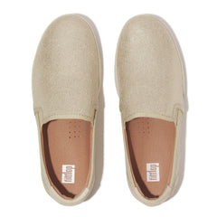FitFlop - Rally Glitz Canvas Skate Trainers