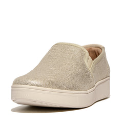 FitFlop - Rally Glitz Canvas Skate Trainers
