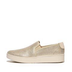 FitFlop - Rally Glitz Canvas Skate Trainers