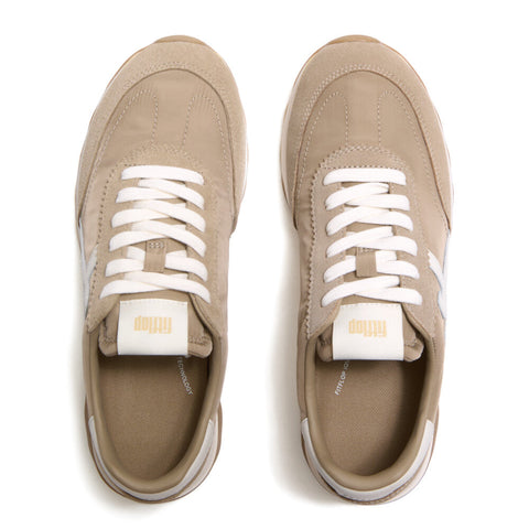 FitFlop - RETRO-Q FF Fabric/Suede Trainers