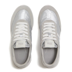 FitFlop - Retro-Q FF Metallic-Fabric/Suede Sneakers