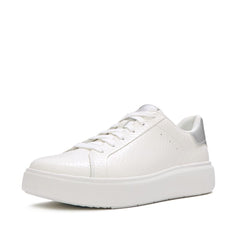 FitFlop - RTG Leather Snake Lace-Up Sneakers
