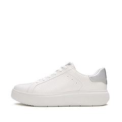 FitFlop - RTG Leather Snake Lace-Up Sneakers