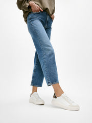 FitFlop - RTG Leopard Backtab Leather/Suede Sneakers