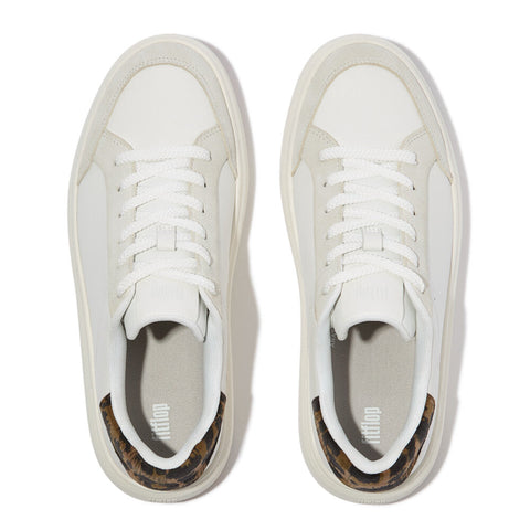 FitFlop - RTG Leopard back Leather/Suede Sneaker