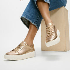 FitFlop - RTG Metallic-Leather Sneakers