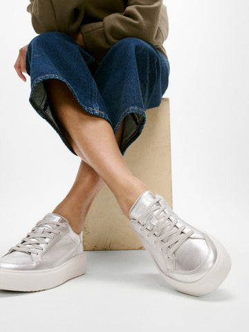 FitFlop - RTG Metallic-Leather Trainers