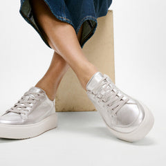FitFlop - RTG Metallic-Leather Sneakers