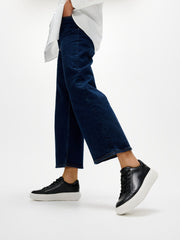 FitFlop - RTG Sequin-Backtab Leather Sneakers