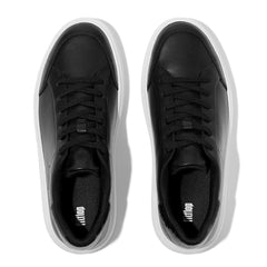 FitFlop - RTG Sequin-Backtab Leather Sneakers