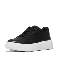 FitFlop - RTG Sequin-Backtab Leather Sneakers
