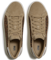 FitFlop - RTG Suede Leopard Lace-Up Trainers