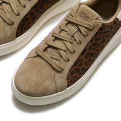 FitFlop - RTG Suede Leopard Lace-Up Trainers