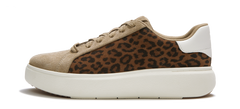 FitFlop - RTG Suede Leopard Lace-Up Trainers