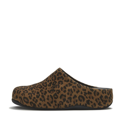 FitFlop - Shuv Suede Leopard Mules