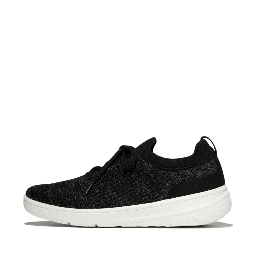 FitFlop - Super-Q Knit Slip-On Laced Sneakers