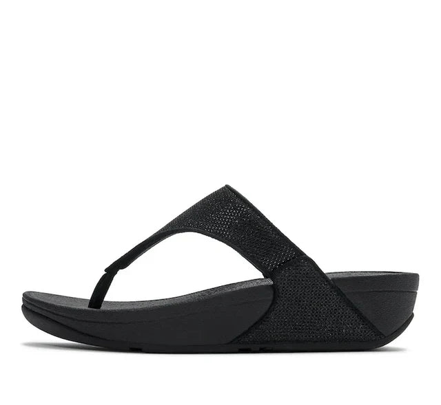 FitFlop - Lulu Shimmerglitz Toe-Post Sandal